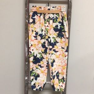 High waisted colorful joggers